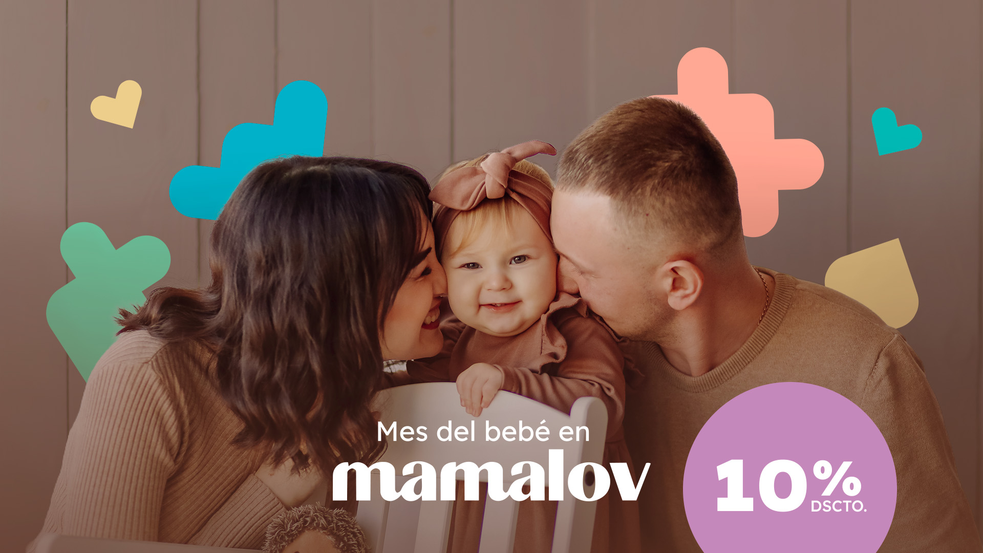 Mes del bebé en mamalov. 10% de descuento.